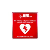 AED window sticker
