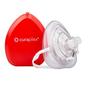 Curaplex Pocket Mask with O2 Inlet