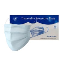 Disposable 3 layer face mask pack