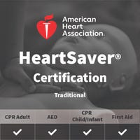 Adult, Child, Infant First Aid/CPR/AED Certification - American Heart Association