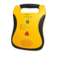 YELLOW AED WITH HANDLE